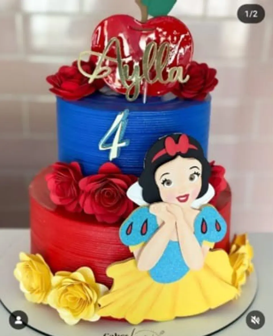 Arquivo de Corte Topo de Bolo Branca de Neve 21 1