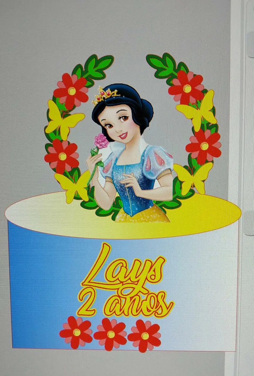 Arquivo de Corte Topo de Bolo Branca de Neve 15 1