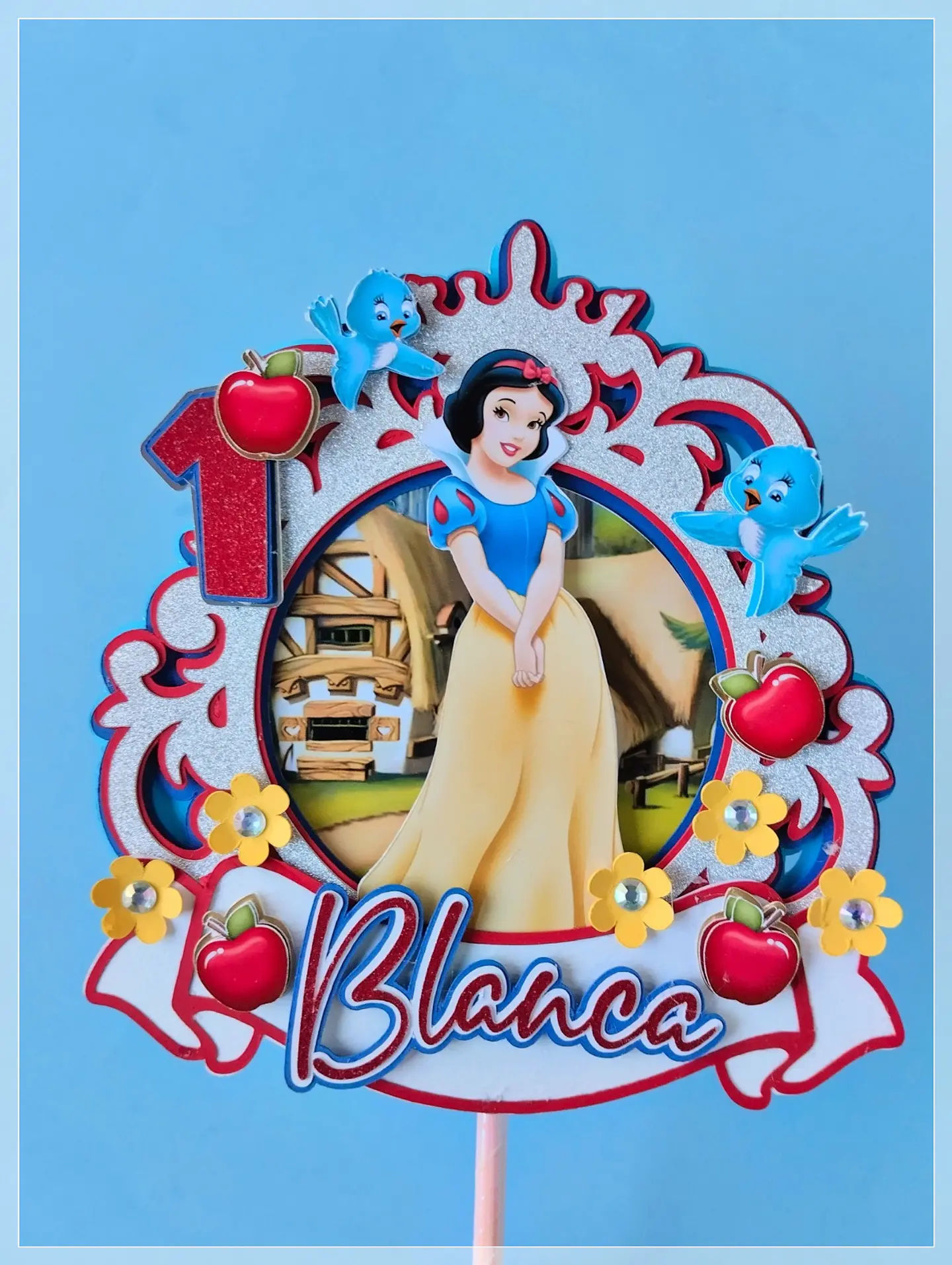 Arquivo de Corte Topo de Bolo Branca de Neve 13 1