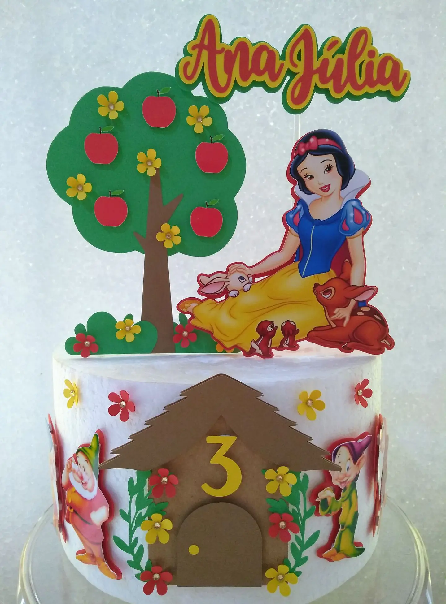 Arquivo de Corte Topo de Bolo Branca de Neve 10 1