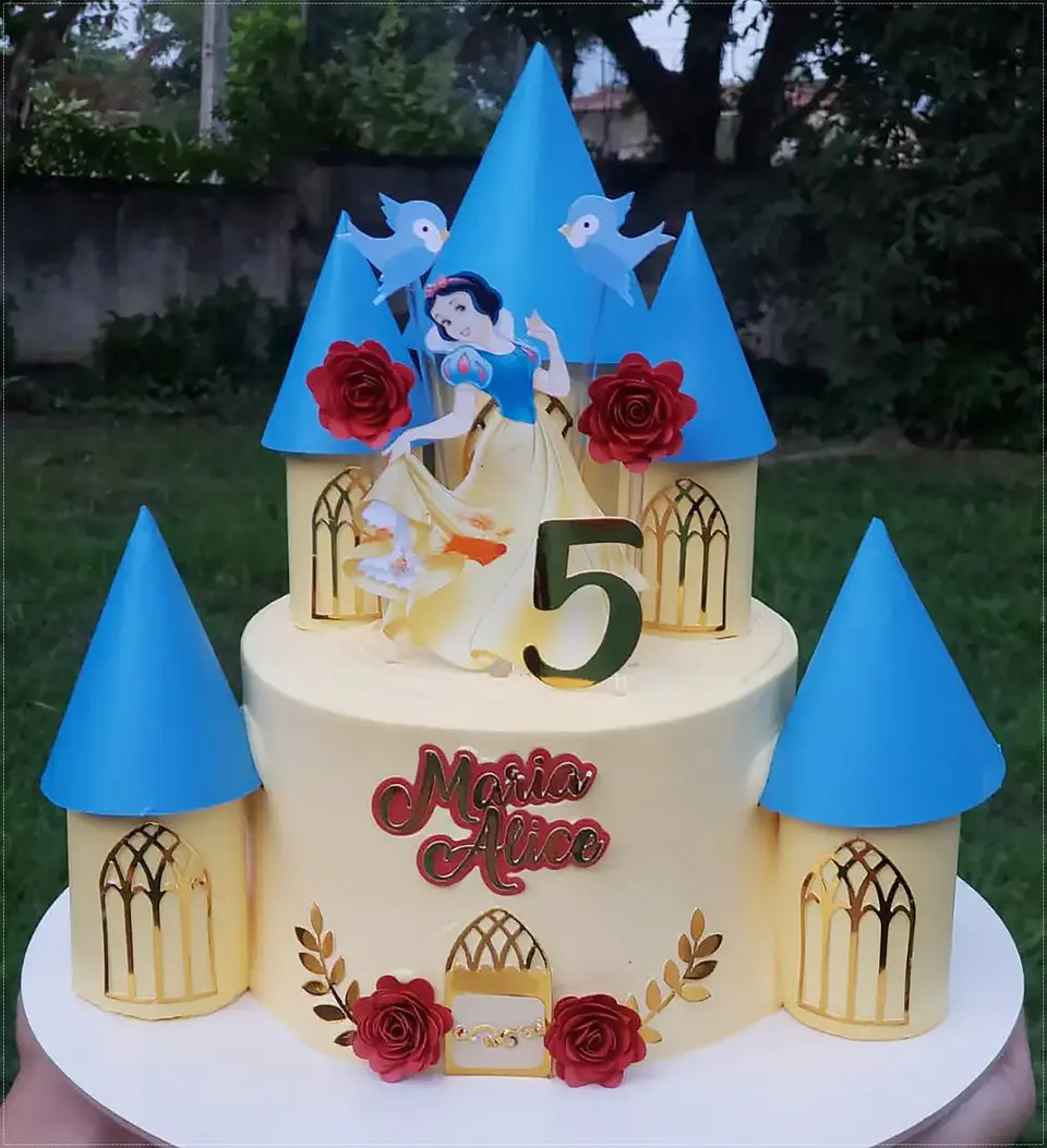 Arquivo de Corte Topo de Bolo Branca de Neve 8 1