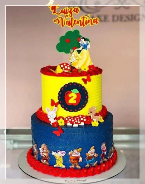 Arquivo de Corte Topo de Bolo Branca de Neve 7