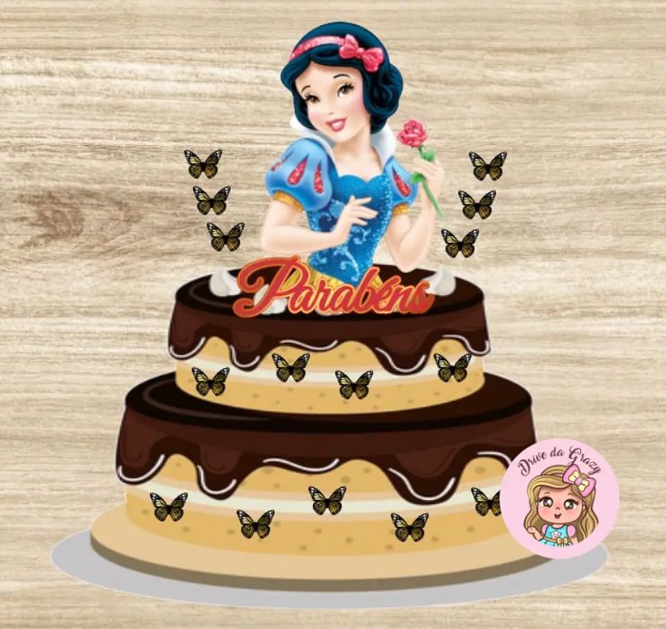 Arquivo de Corte Topo de Bolo Branca de Neve 2 1
