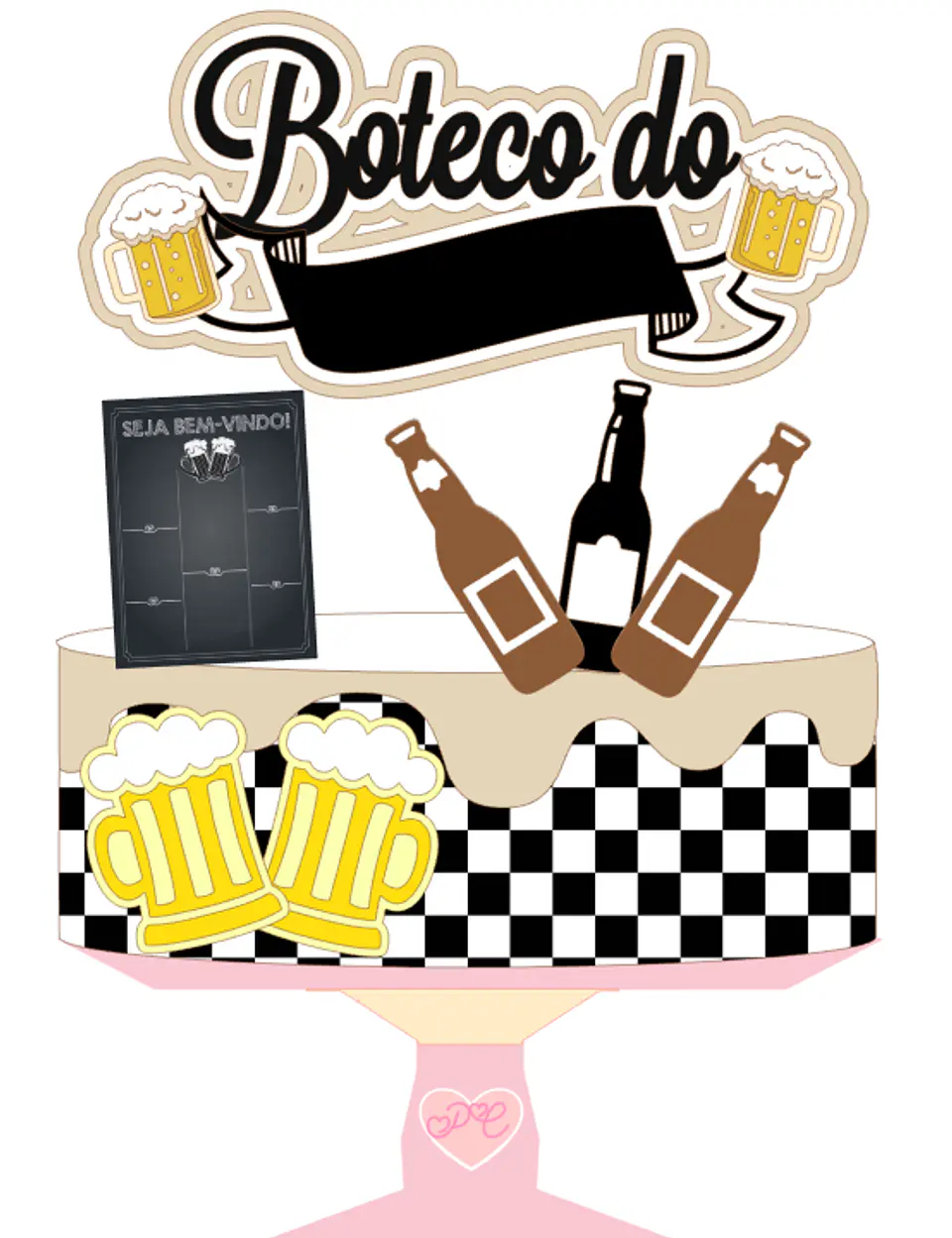 Arquivo de Corte Topo de Bolo Boteco 32 1