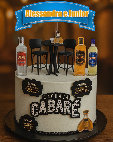 Arquivo de Corte Topo de Bolo Boteco 22