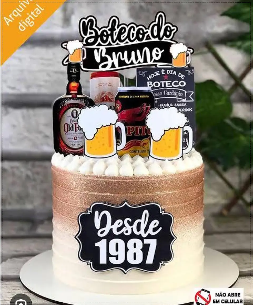 Arquivo de Corte Topo de Bolo Boteco 17 1