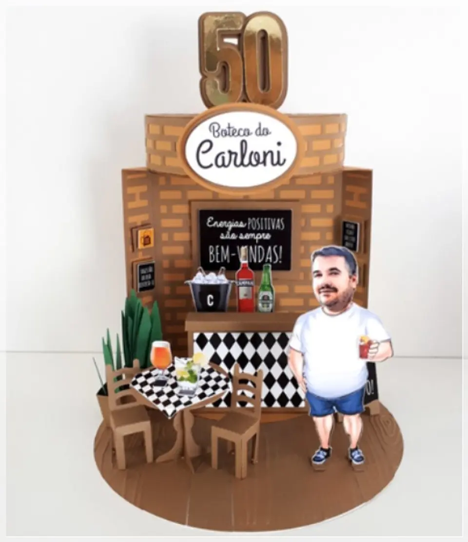 Arquivo de Corte Topo de Bolo Boteco 9 1