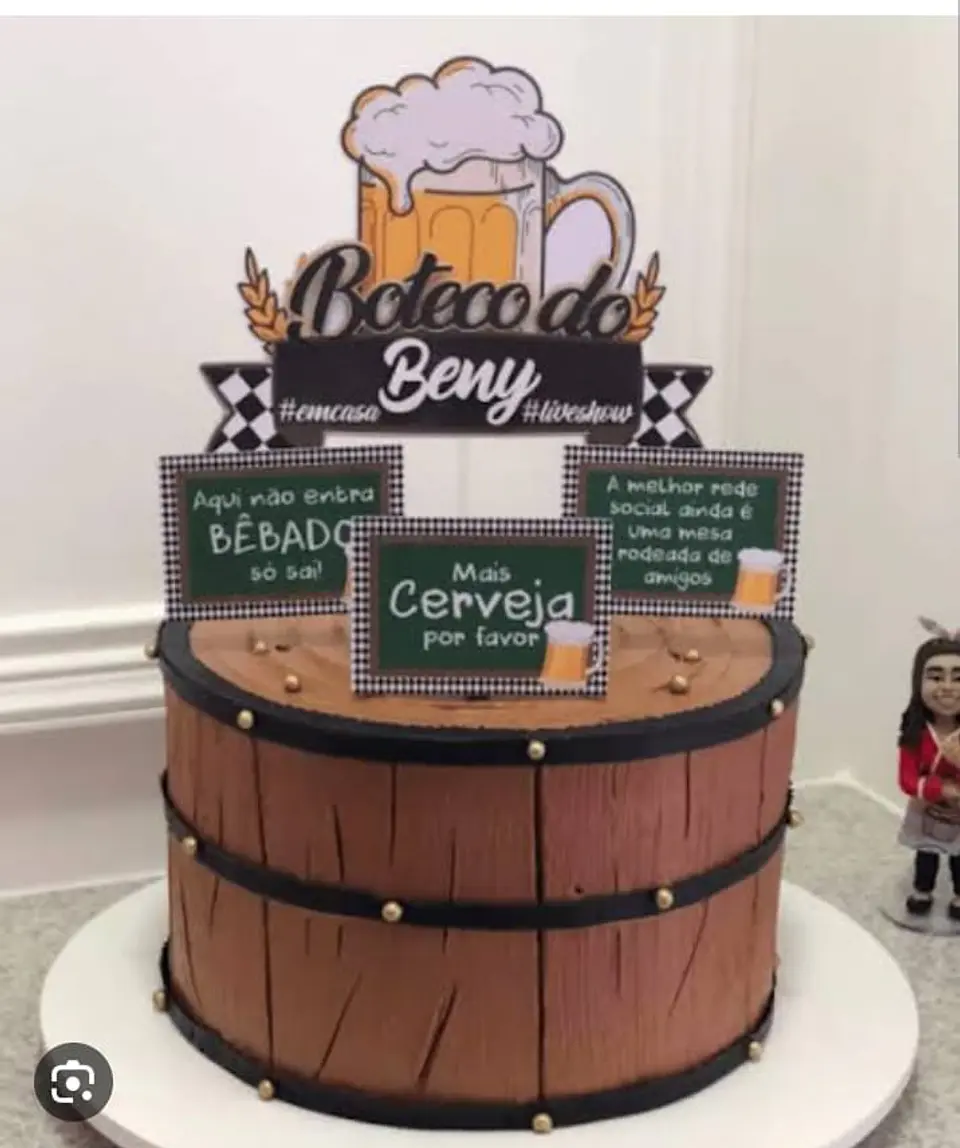 Arquivo de Corte Topo de Bolo Boteco 7 1