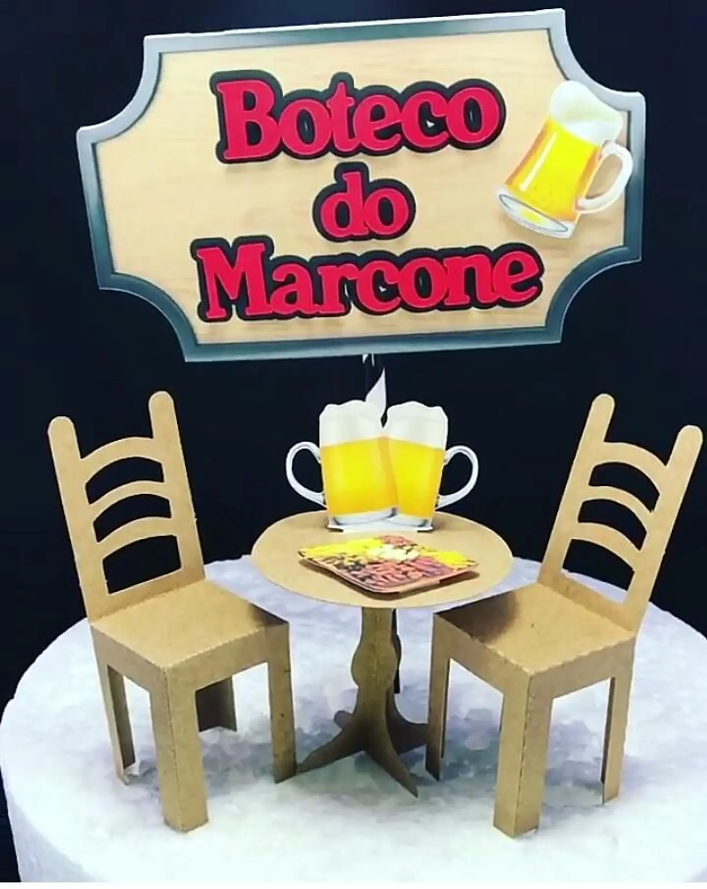 Arquivo de Corte Topo de Bolo Boteco 6 1