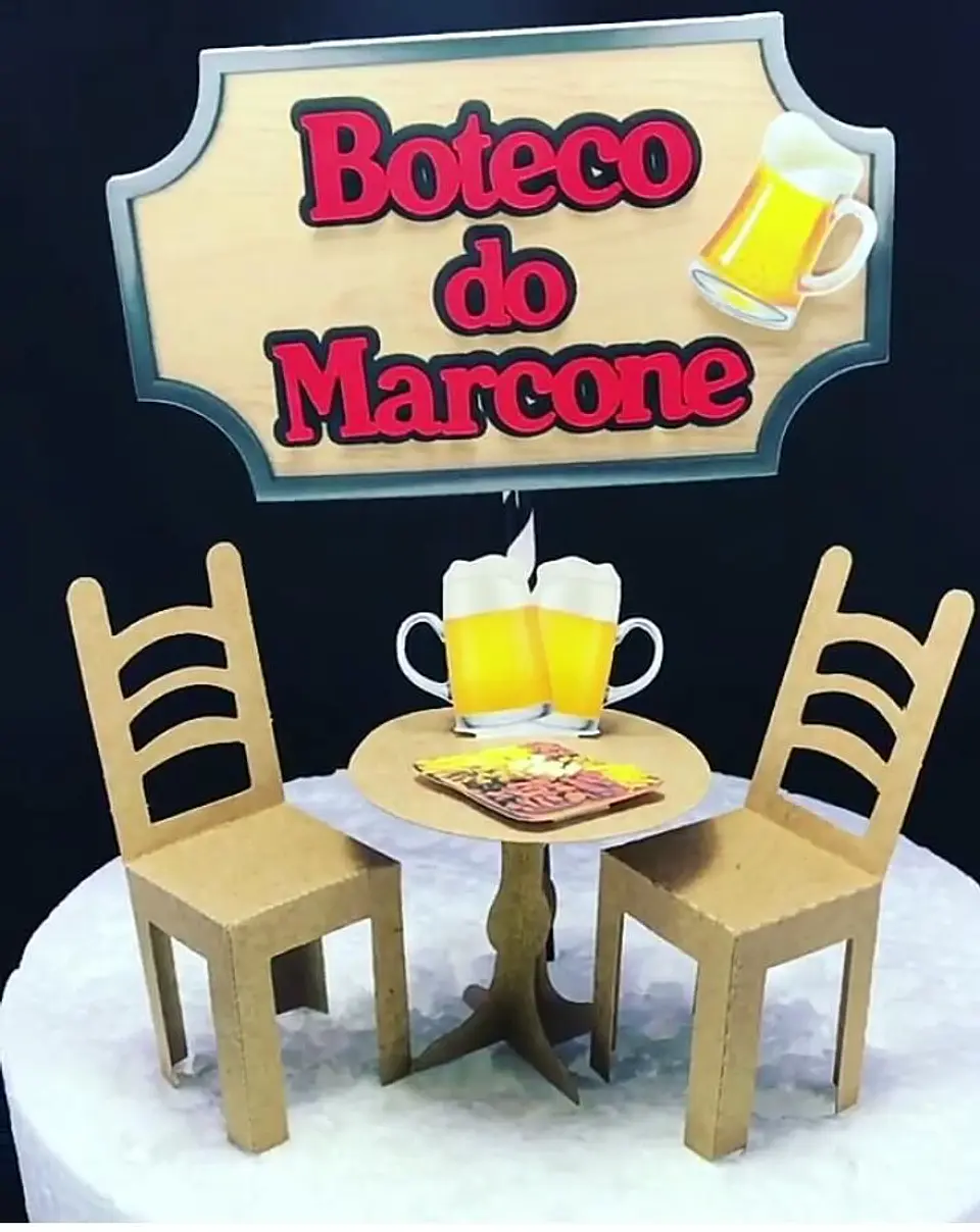 Arquivo de Corte Topo de Bolo Boteco 6 1