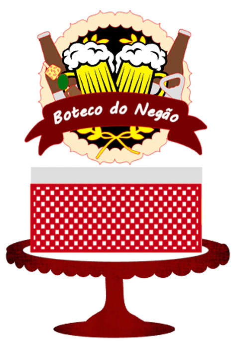 Arquivo de Corte Topo de Bolo Boteco 4