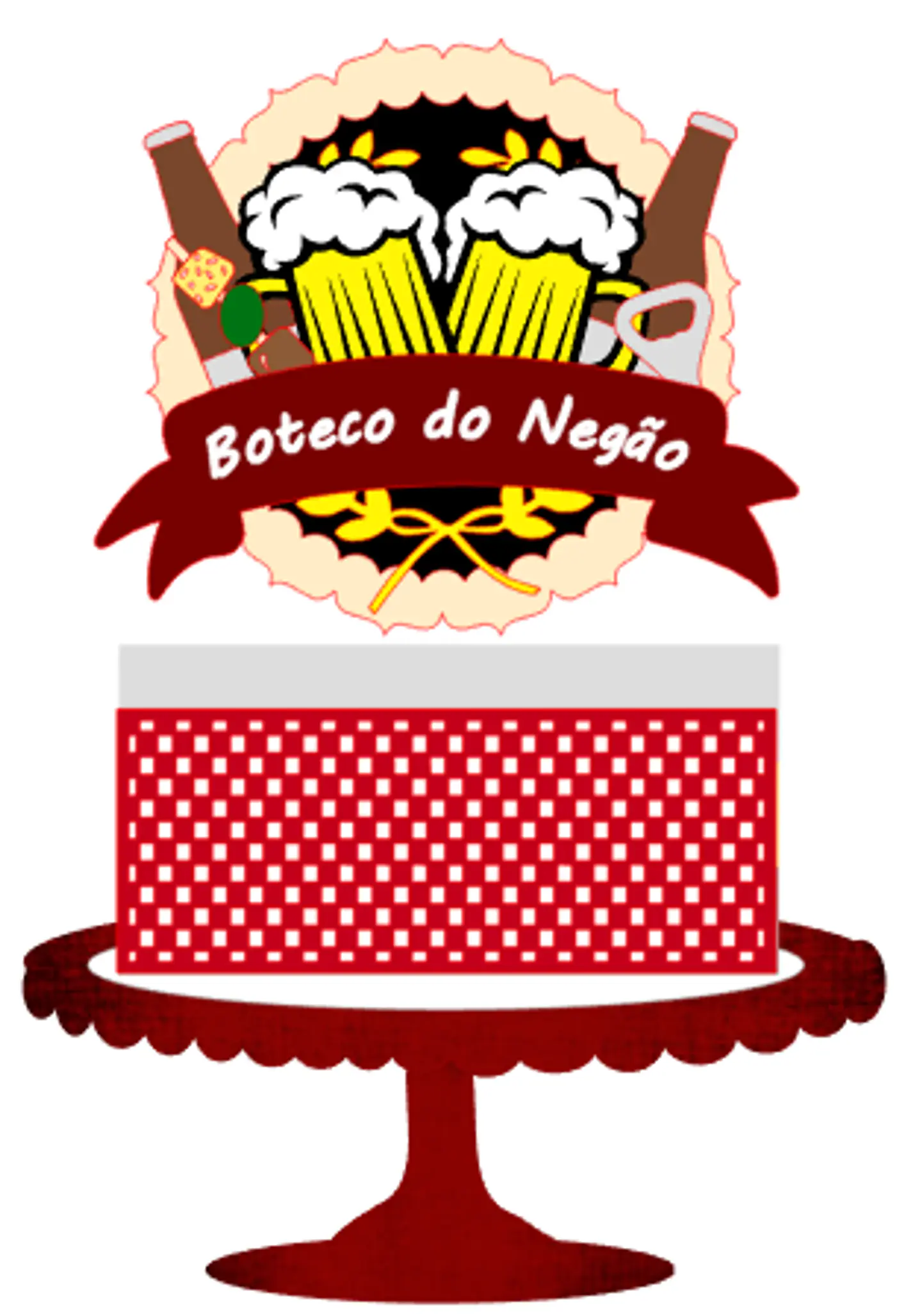 Arquivo de Corte Topo de Bolo Boteco 4 1