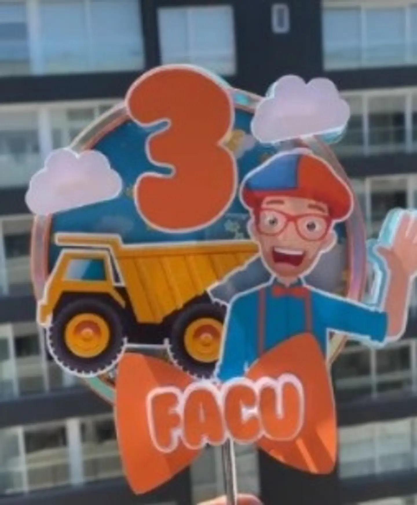 Arquivo de Corte Topo de Bolo Blippi 4 1