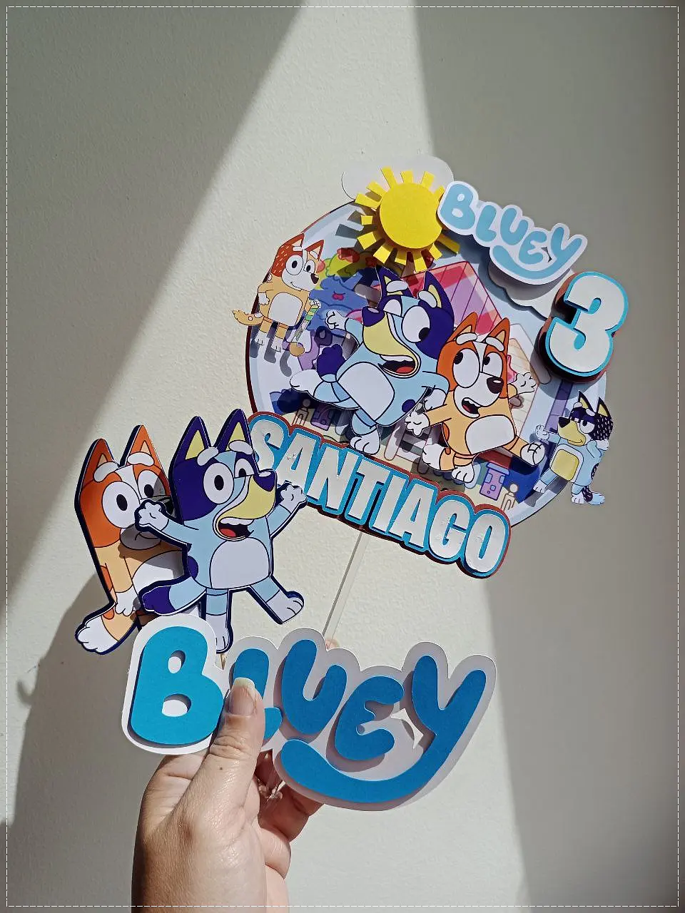 Arquivo de Corte Topo de Bolo Bluey 20 1