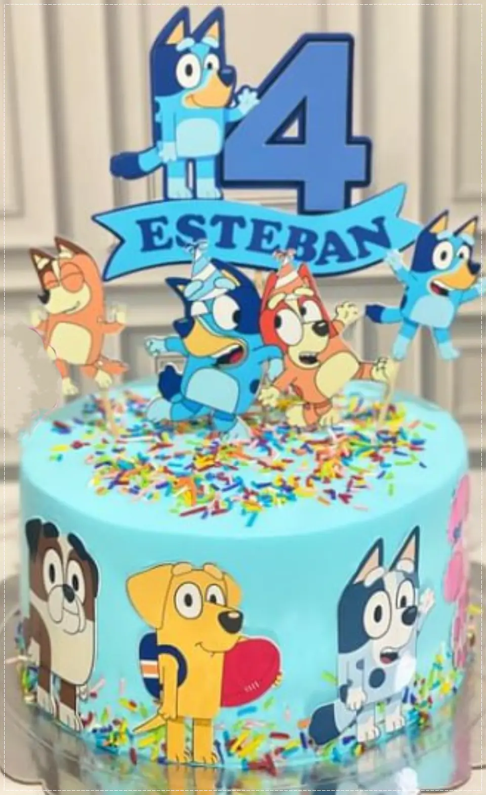 Arquivo de Corte Topo de Bolo Bluey 17 1