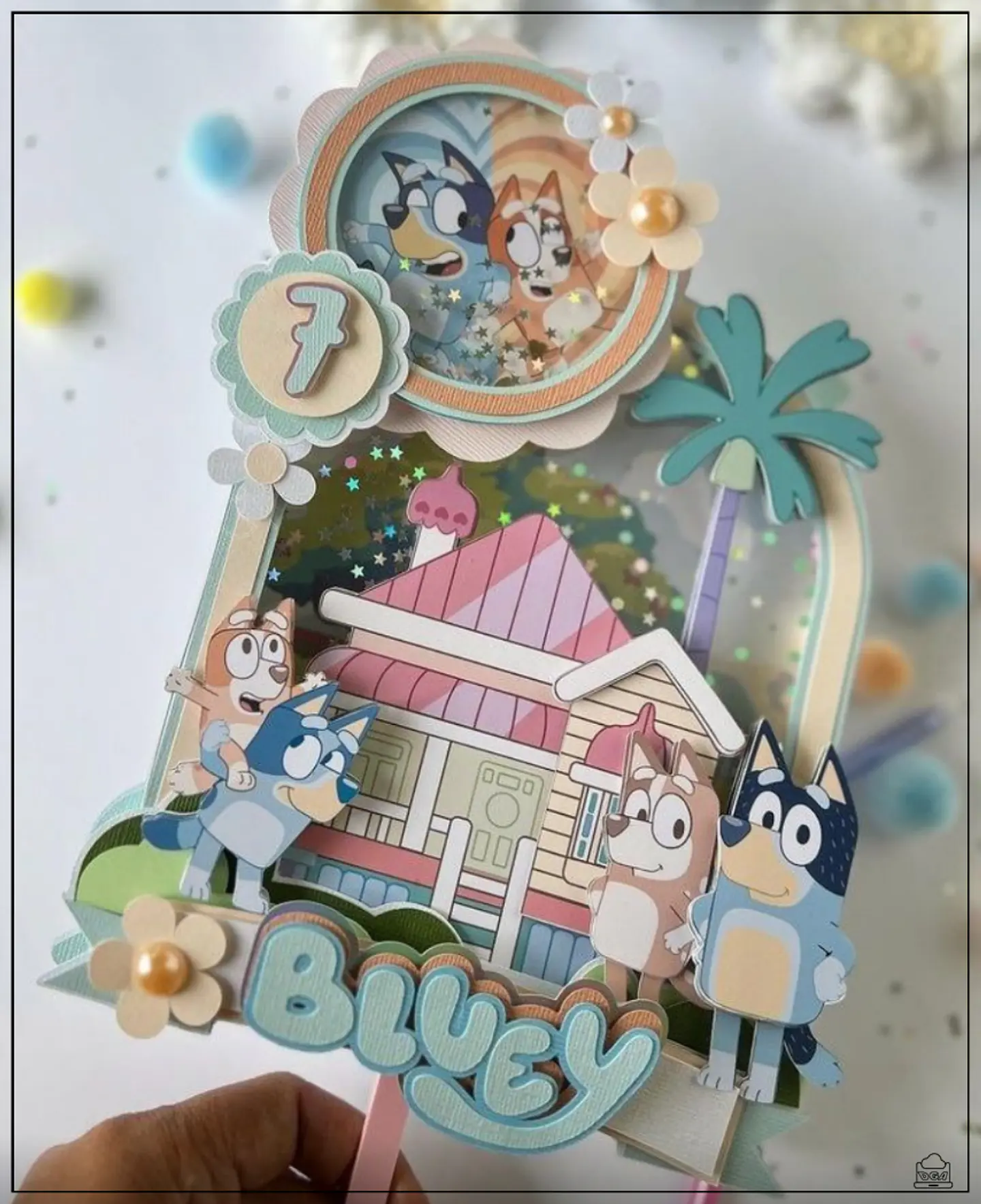 Arquivo de Corte Topo de Bolo Bluey 15 1