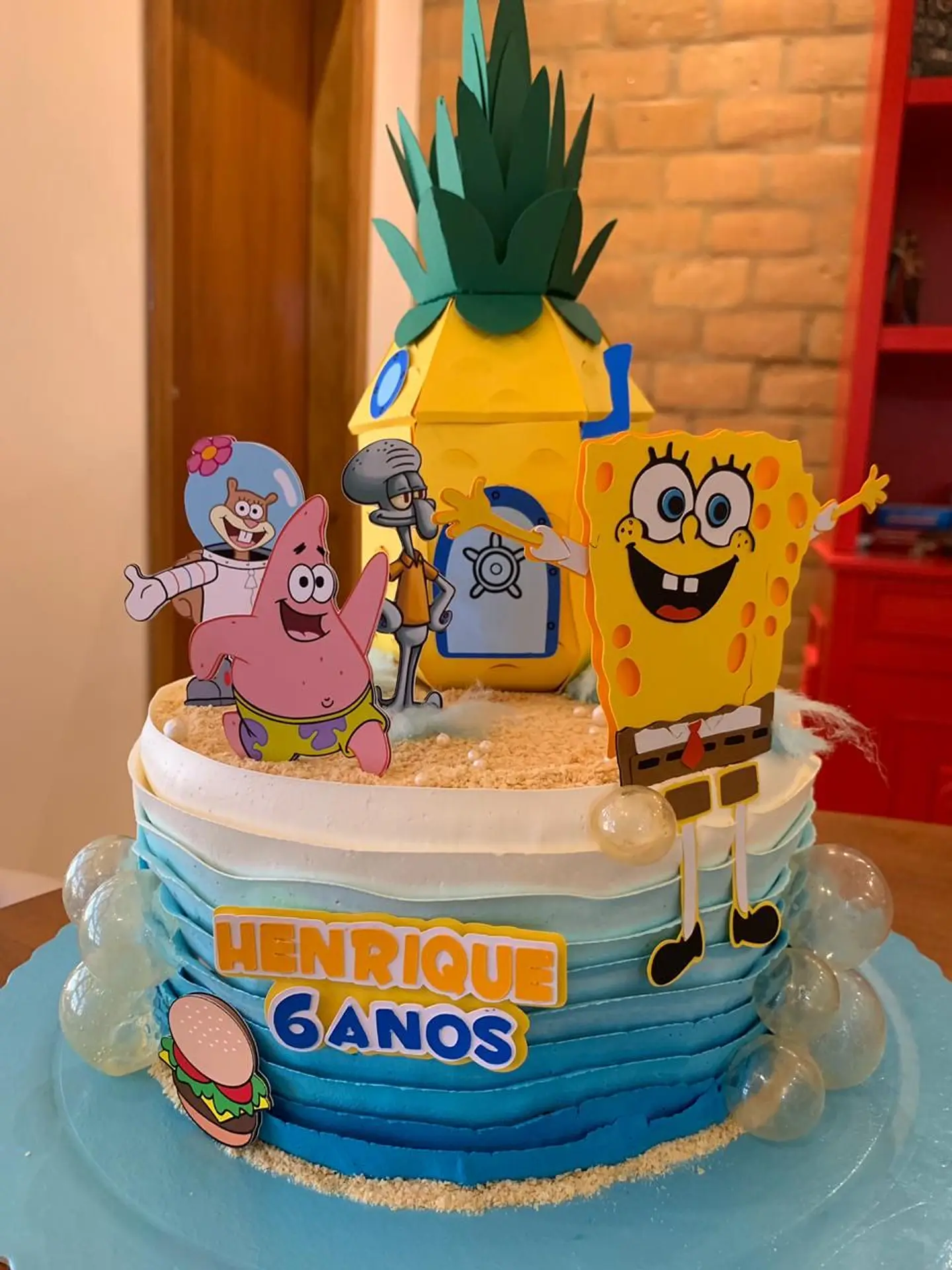 Arquivo de Corte Topo de Bolo Bob Esponja 17 1
