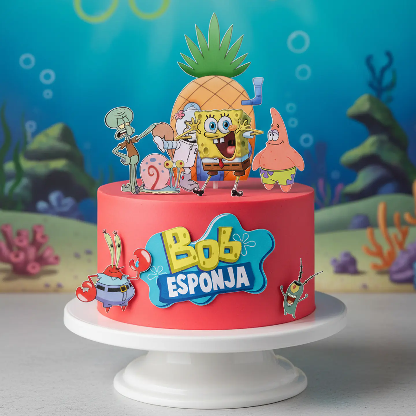 Arquivo de Corte Topo de Bolo Bob Esponja 7 1