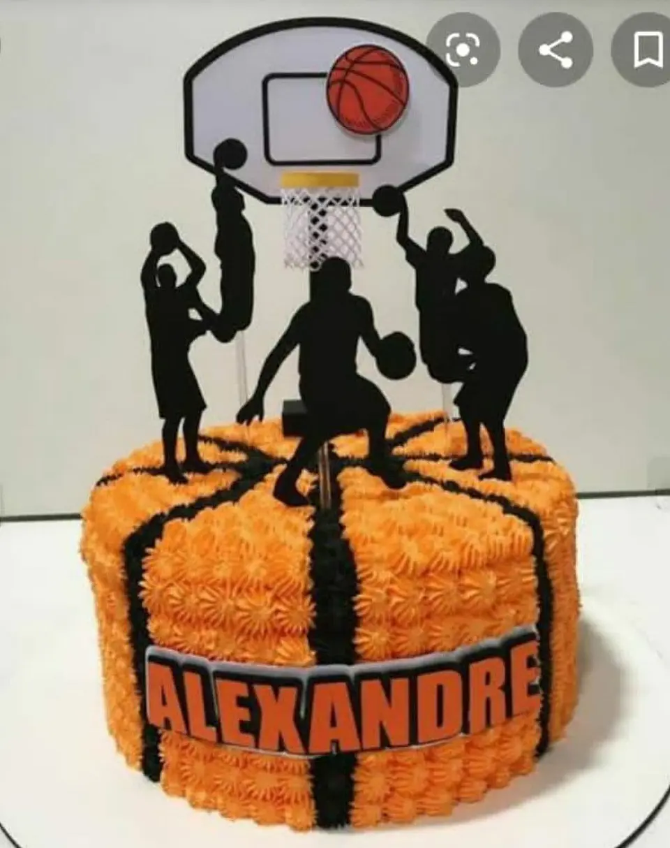Arquivo de Corte Topo de Bolo Basquete 14 1