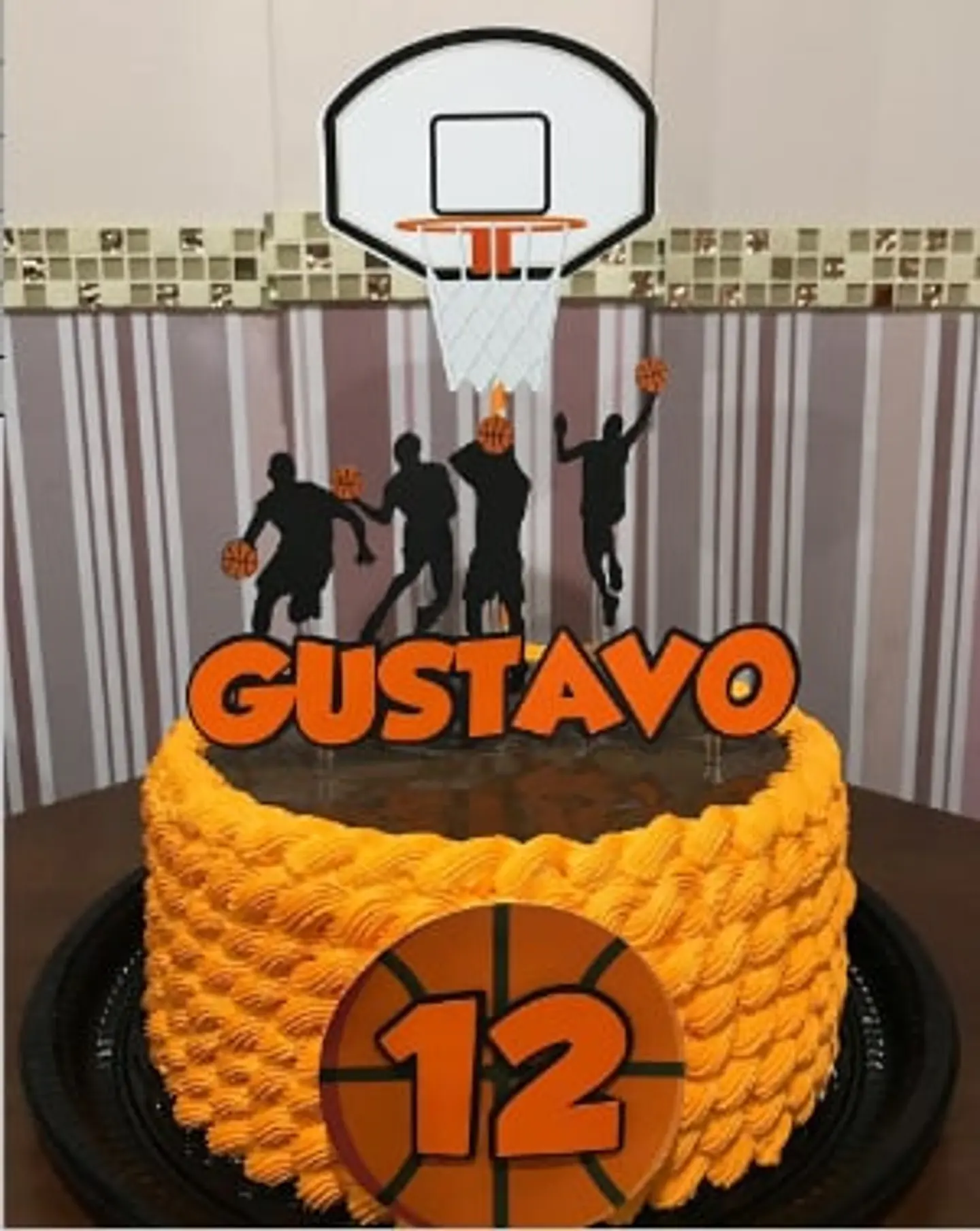 Arquivo de Corte Topo de Bolo Basquete 13 1