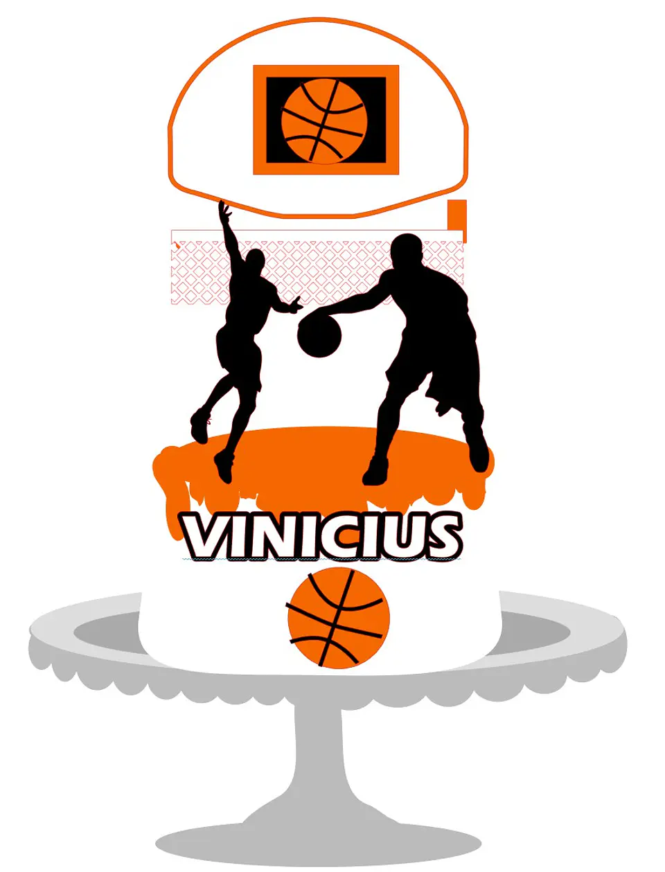 Arquivo de Corte Topo de Bolo Basquete 12 1