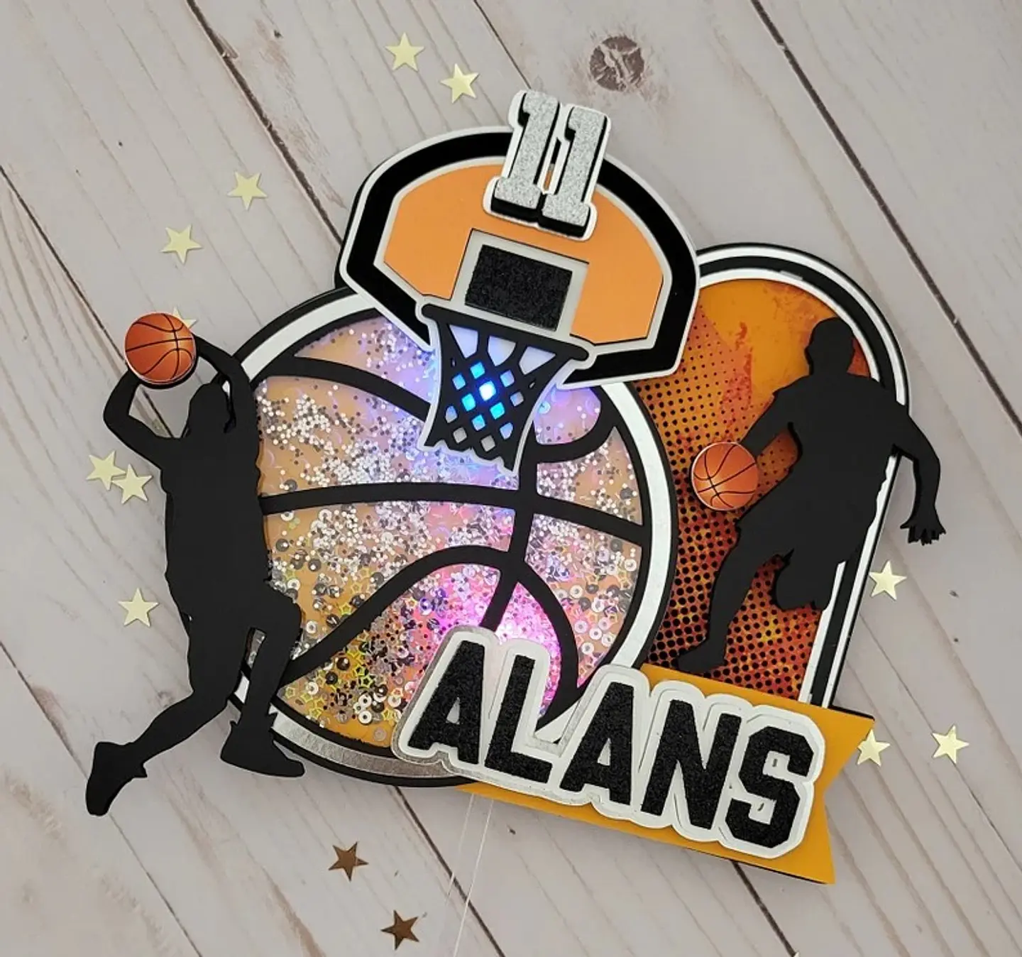 Arquivo de Corte Topo de Bolo Basquete 4 1