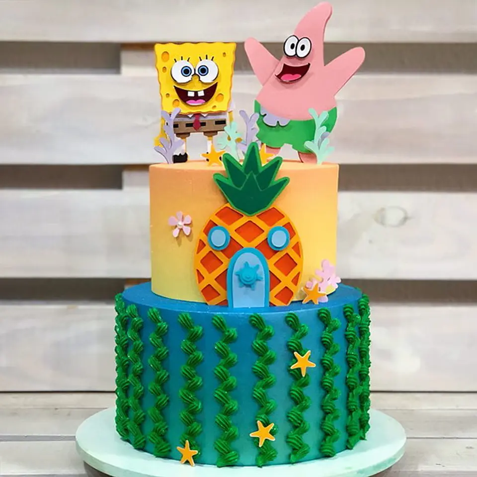 Arquivo de Corte Topo de Bolo Bob Esponja 15 1