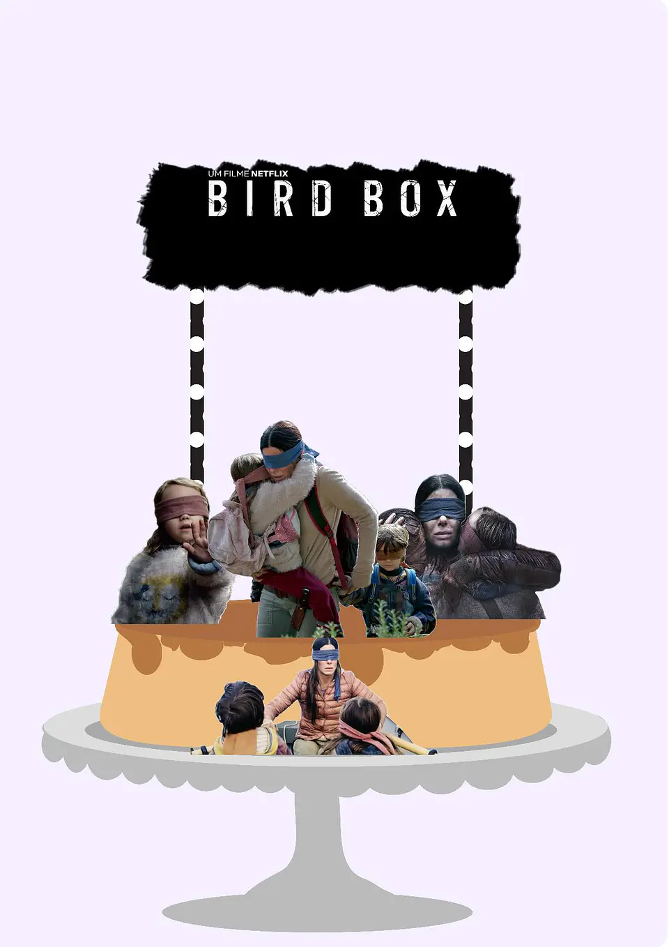 Arquivo de Corte Topo de Bolo Bird Box 1 1