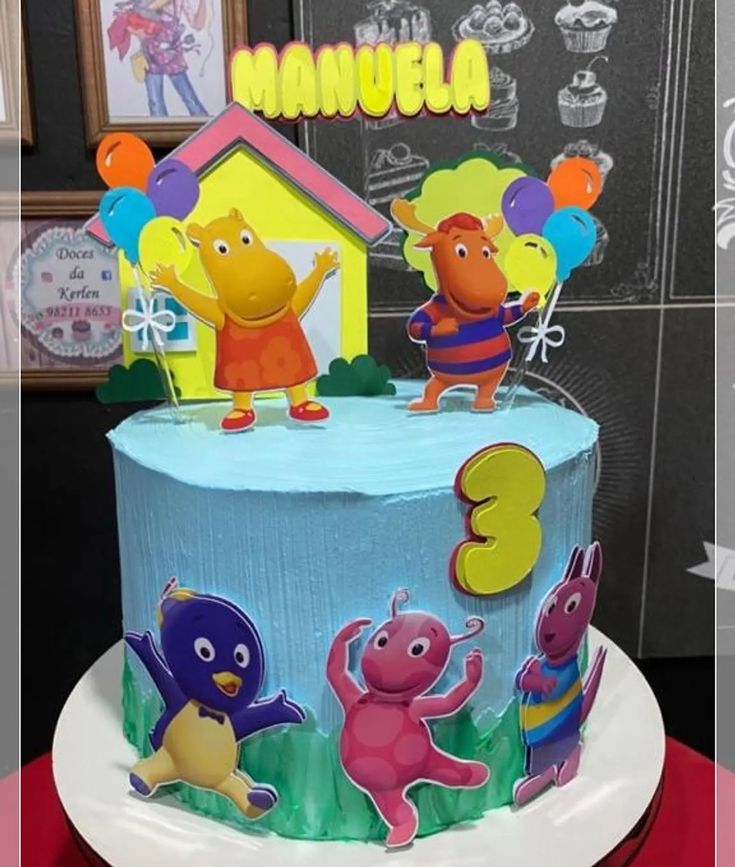 Arquivo de Corte Topo de Bolo Backyardigans 2 1