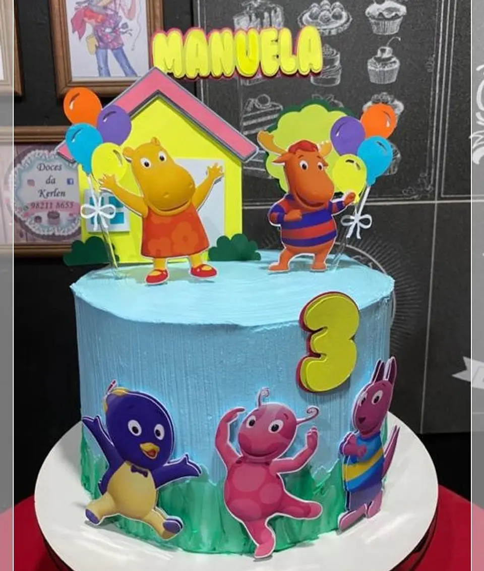 Arquivo de Corte Topo de Bolo Backyardigans 2 1