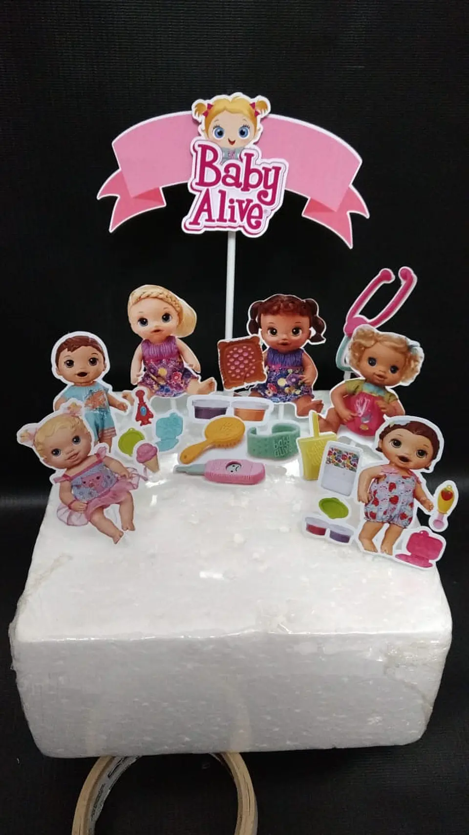 Arquivo de Corte Topo de Bolo Baby Alive 1 1