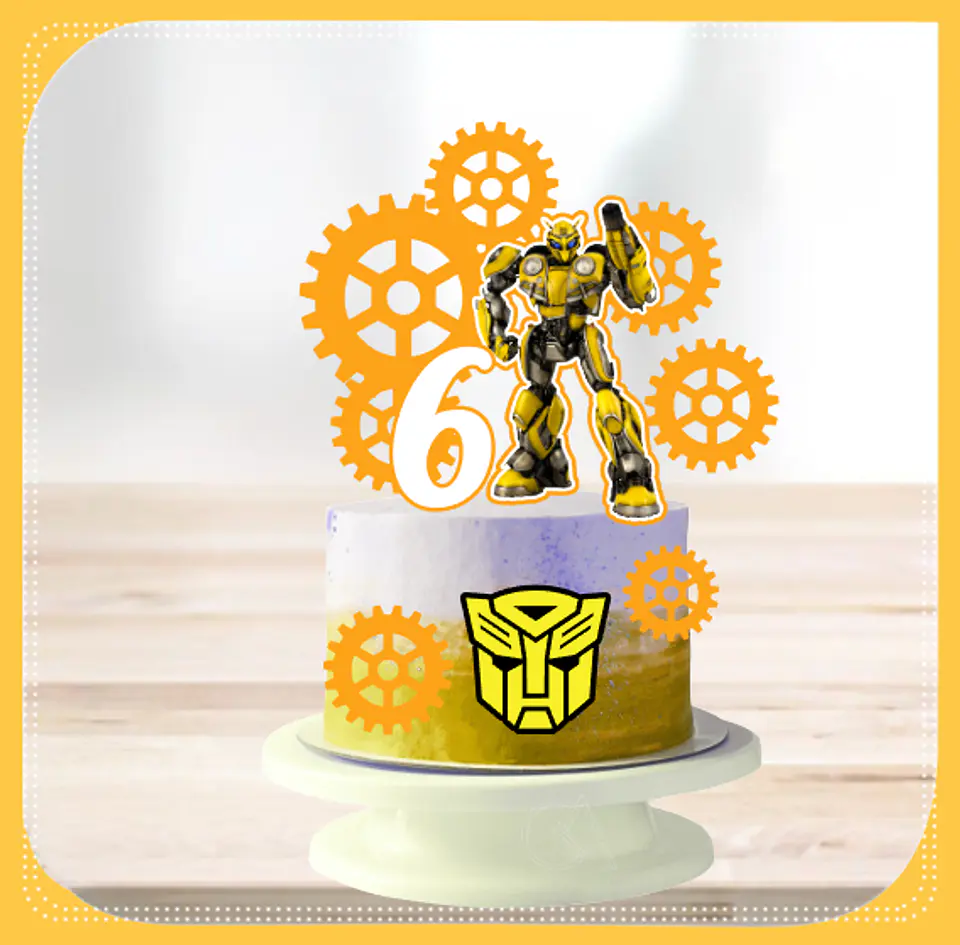 Arquivo de Corte Topo de Bolo Bumblebee 2 1
