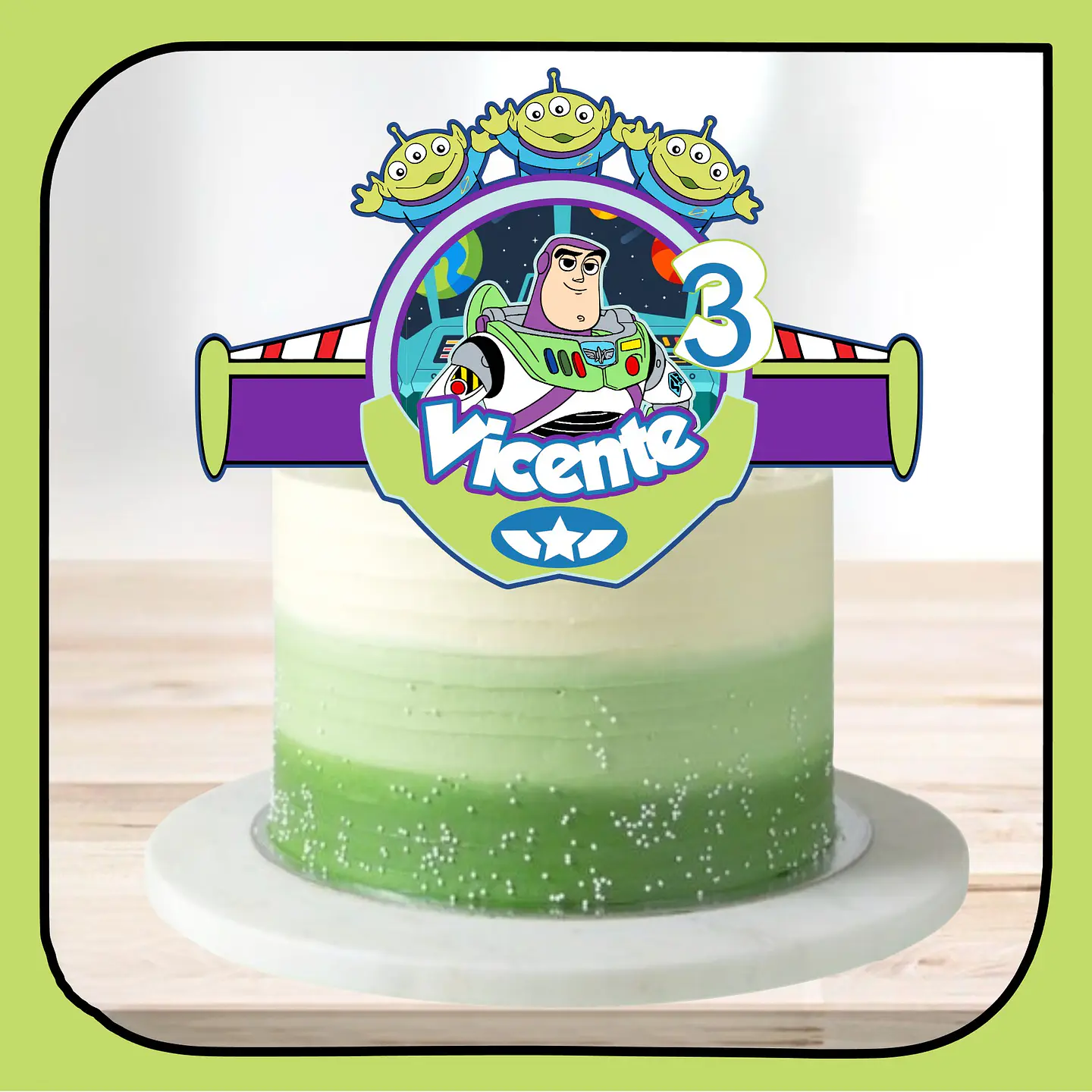 Arquivo de Corte Topo de Bolo Buzz Lightyear 6 1