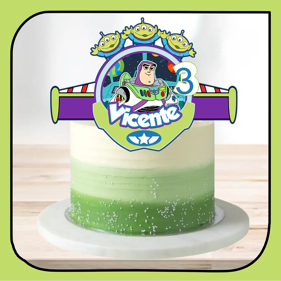 Arquivo de Corte Topo de Bolo Buzz Lightyear 6 1