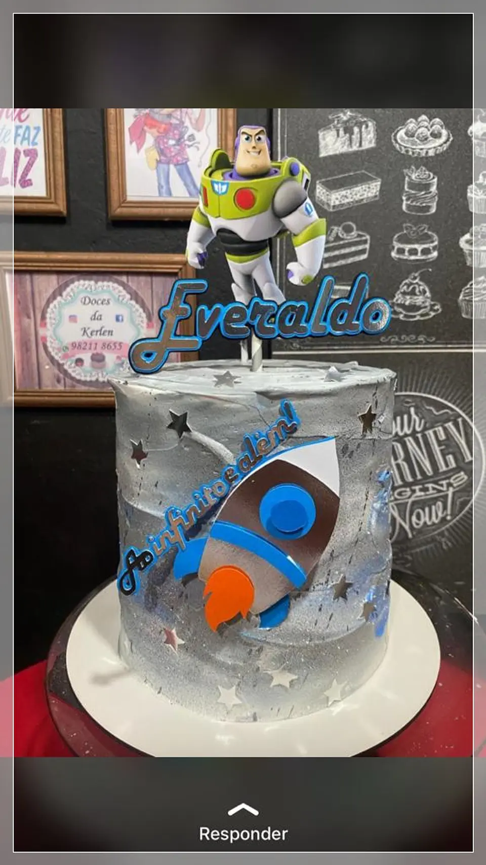 Arquivo de Corte Topo de Bolo Buzz Lightyear 2 1