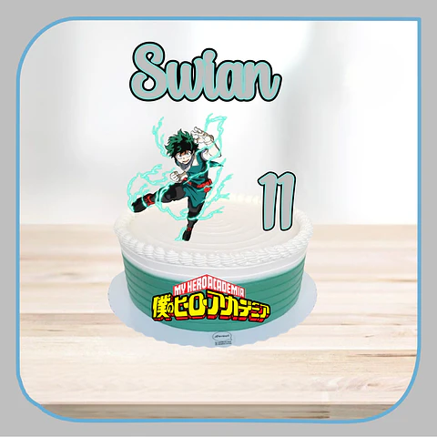 Arquivo de Corte Topo de Bolo Boku no Hero 3