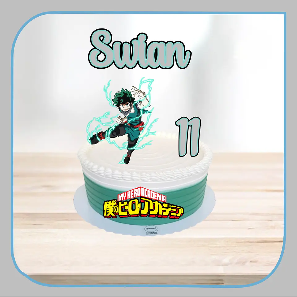 Arquivo de Corte Topo de Bolo Boku no Hero 3 1