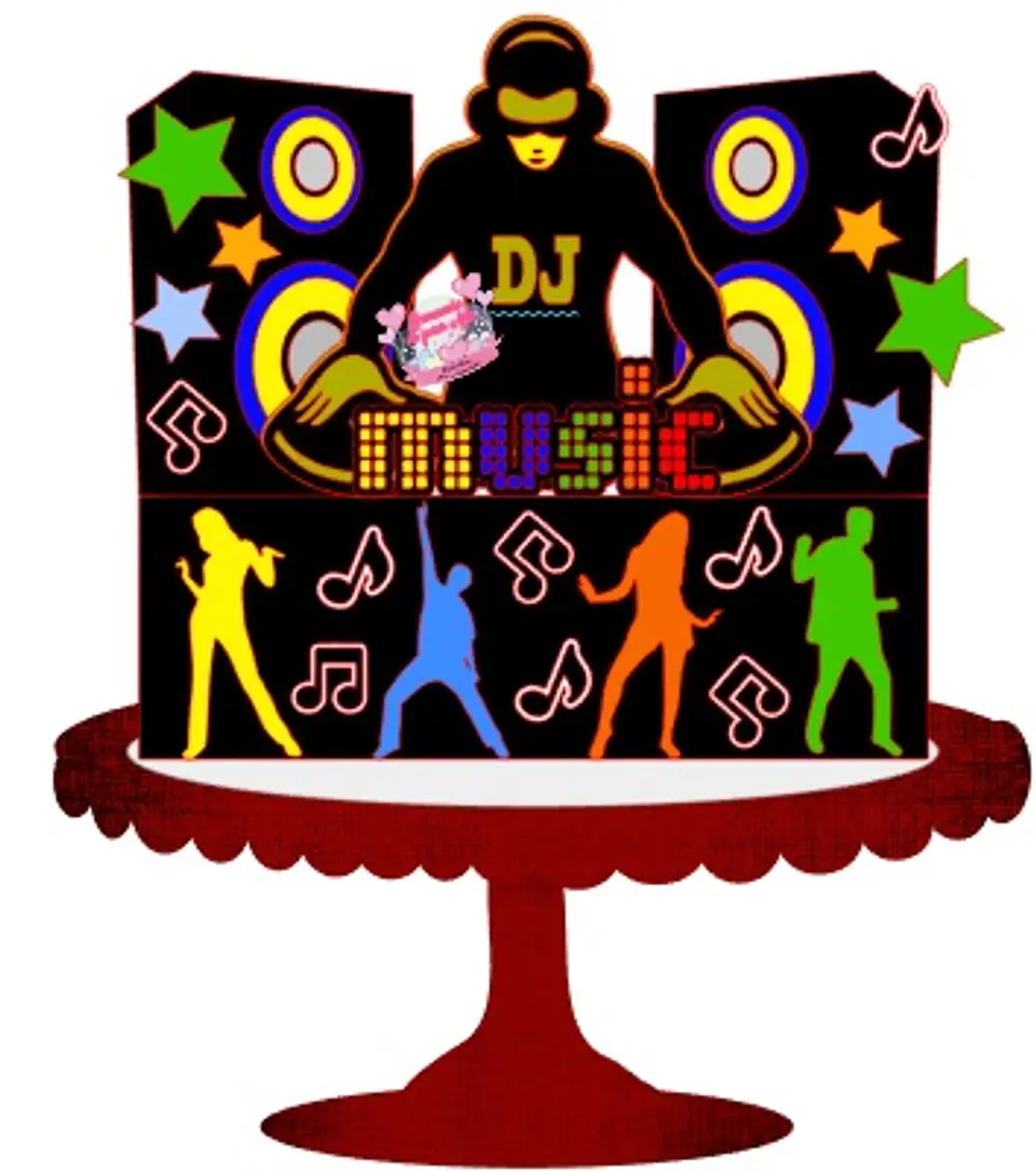 Arquivo de Corte Topo de Bolo Balada - Discoteca 1 1