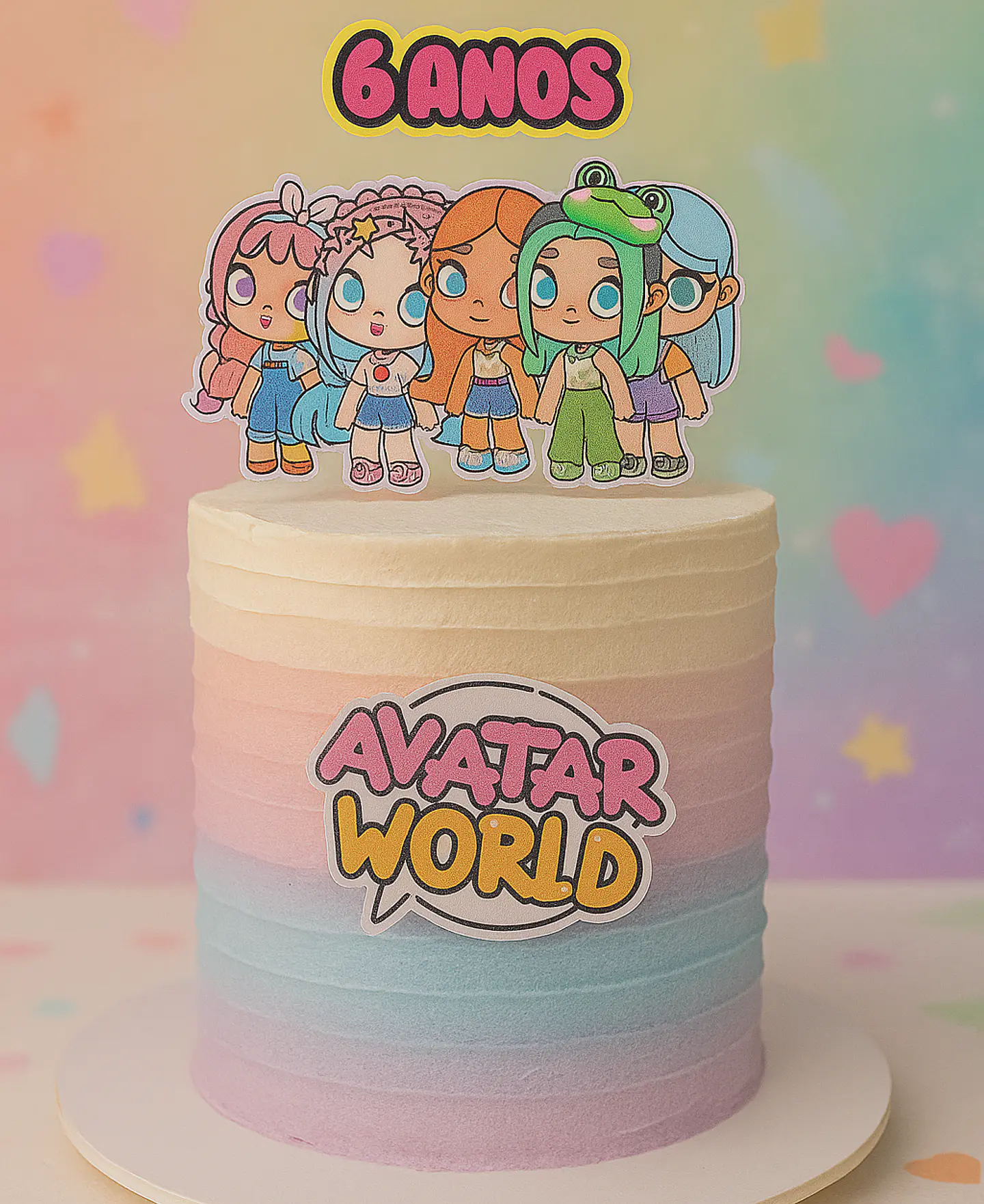 Arquivo de Corte Topo de Bolo Avatar World 2 1