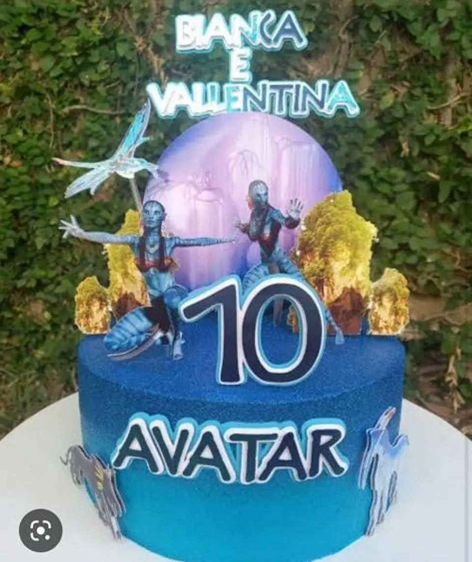 Arquivo de Corte Topo de Bolo Avatar 1 1