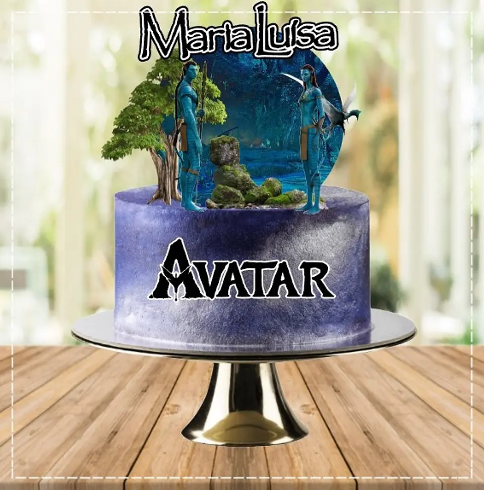 Arquivo de Corte Topo de Bolo Avatar 2 1