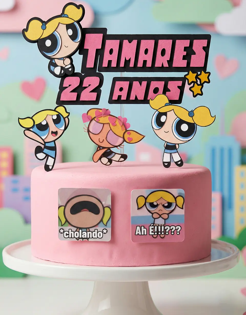 Arquivo de Corte Topo de Bolo As Meninas Superpoderosas 3 1