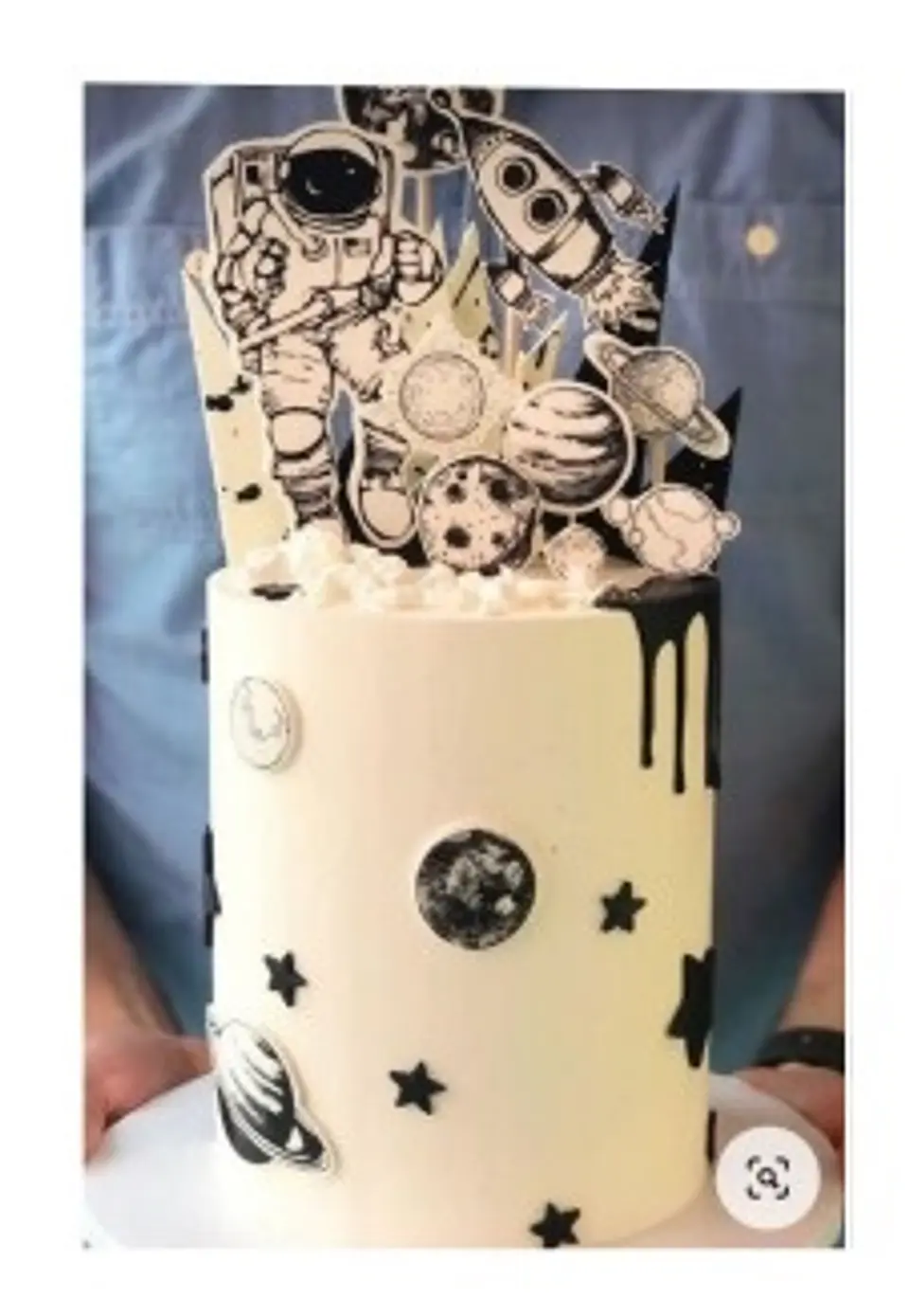 Arquivo de Corte Topo de Bolo Astronauta 16 1