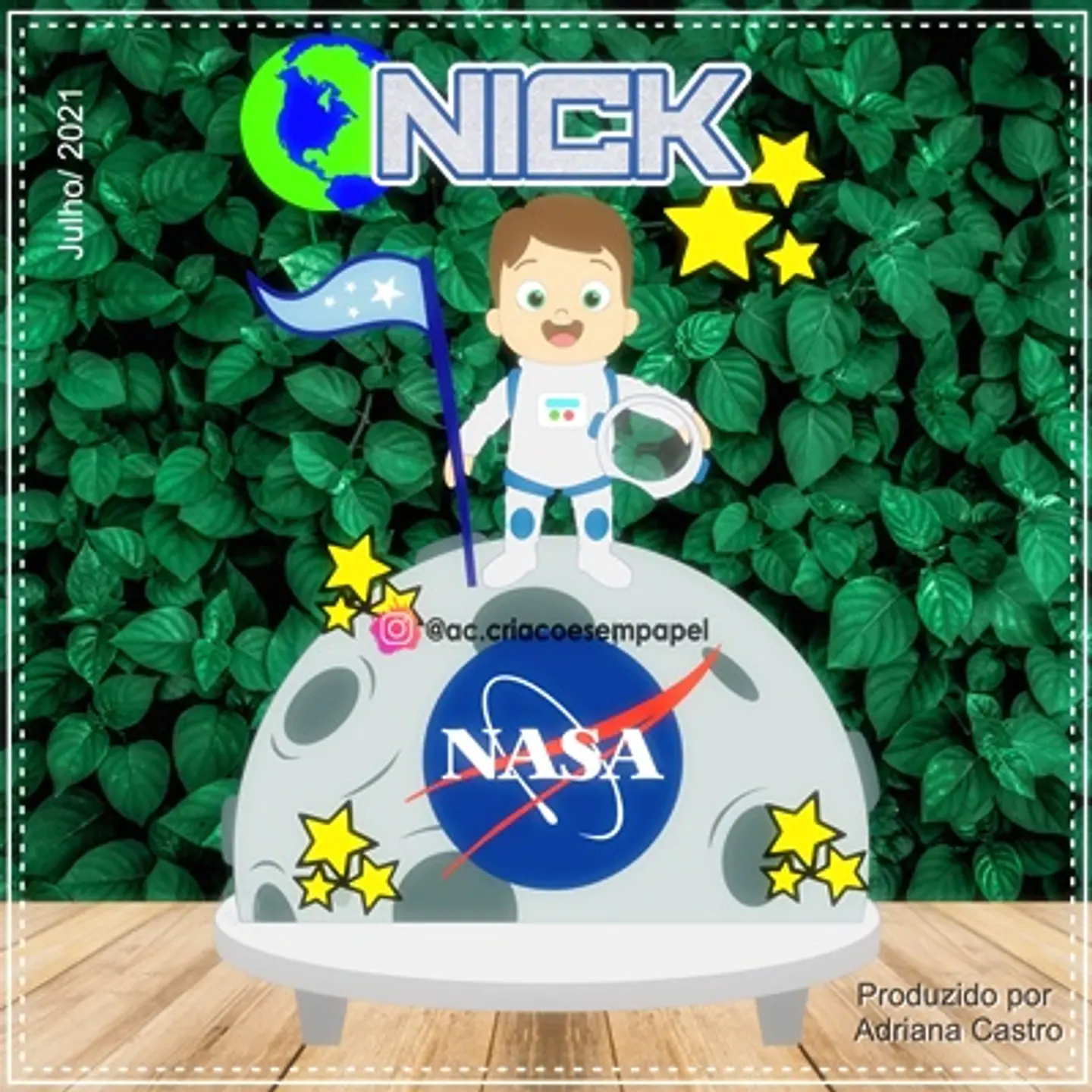 Arquivo de Corte Topo de Bolo Astronauta 21 1