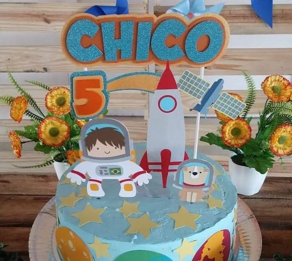Arquivo de Corte Topo de Bolo Astronauta 11 1