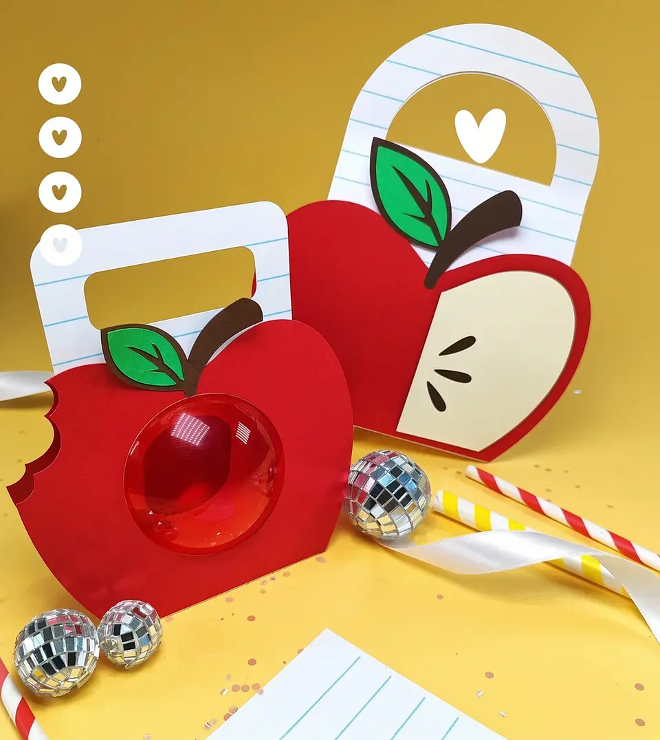 Arquivo de Corte Sacolinha Apple Dia dos Professor 1