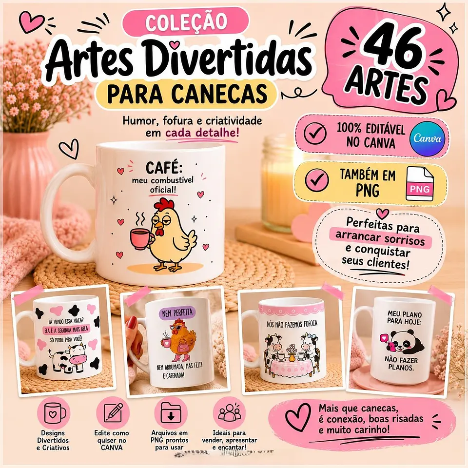 Sublimação - Canecas Artes Diversas 1