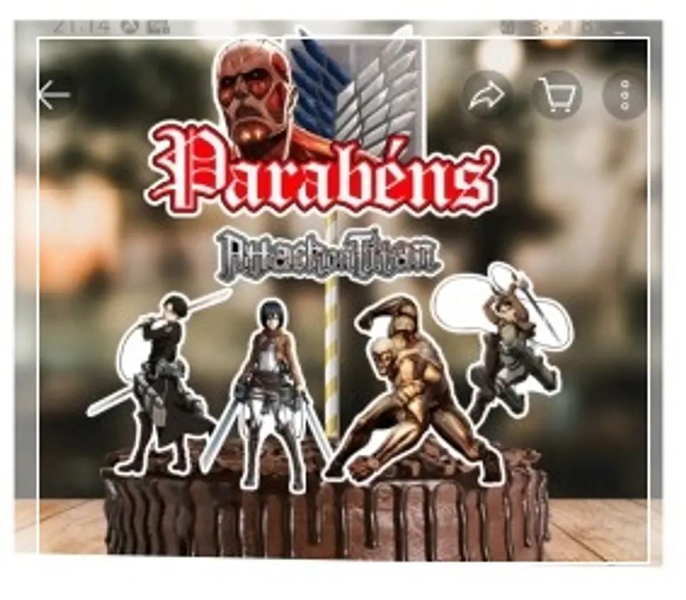Arquivo de Corte Topo de Bolo Anime 13 1