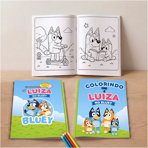 Arquivo de Corte - Revista de Colorir Bluey