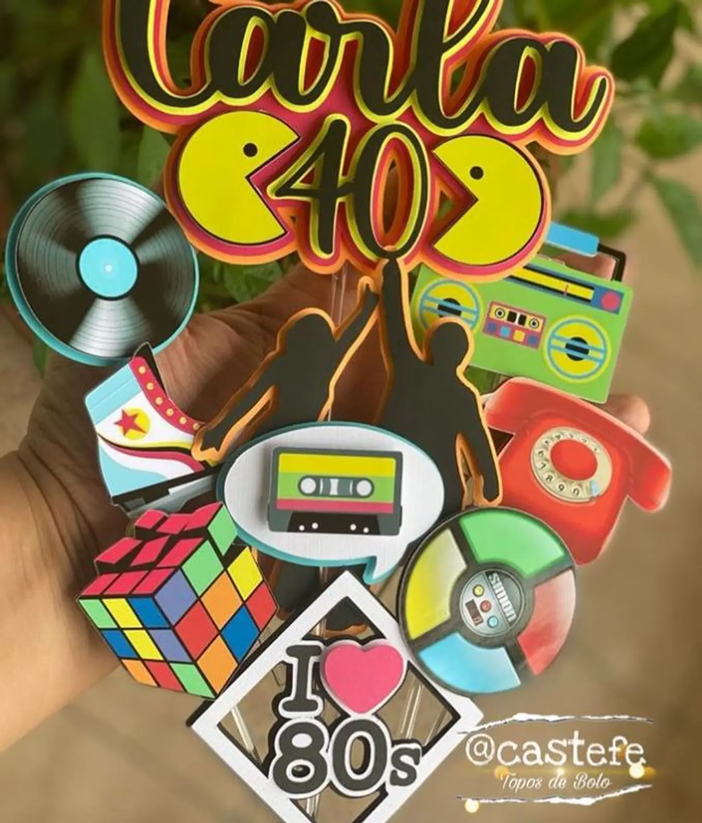 Arquivo de Corte Topo de Bolo Anos 80 1 1